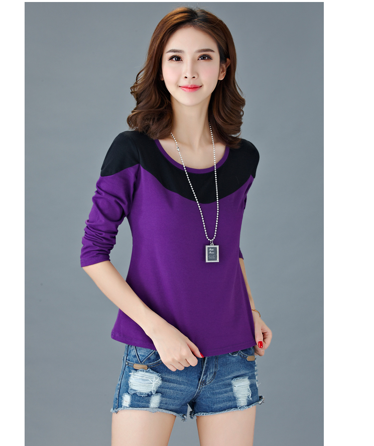 WT7189 Fashion Top Purple