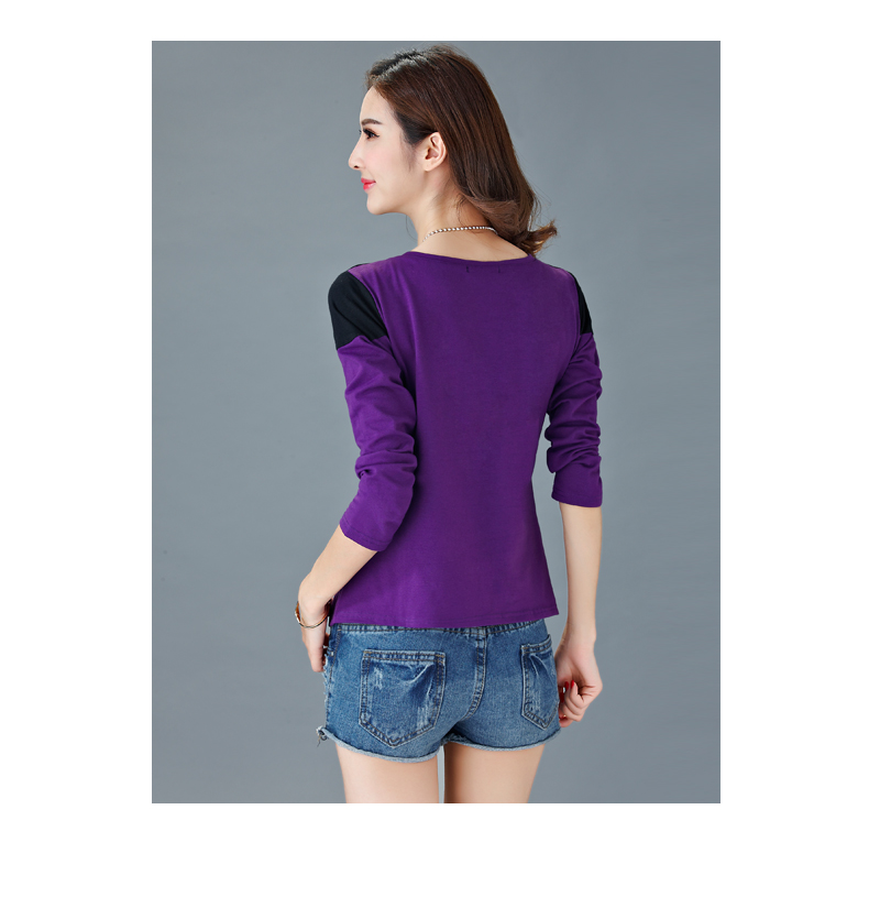 WT7189 Fashion Top Purple