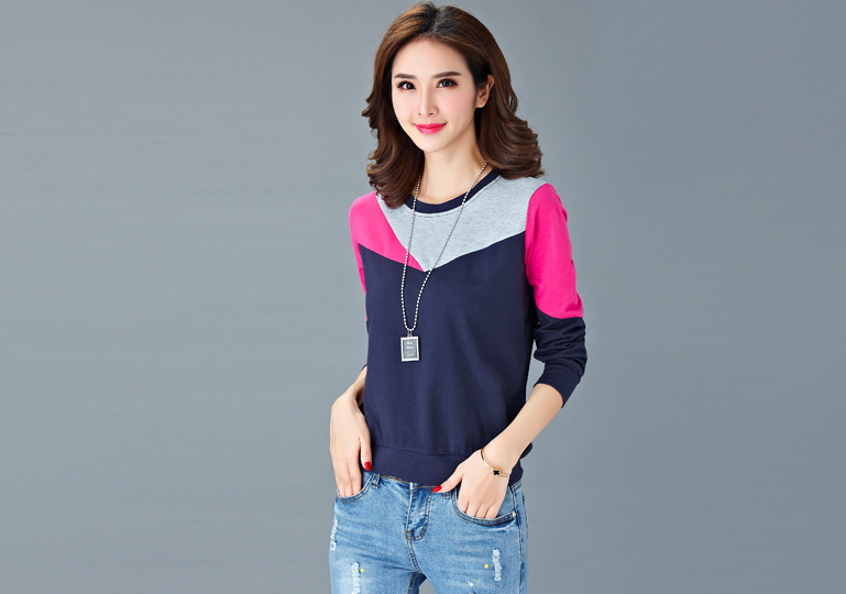 WT7190 Stylish Top Blue