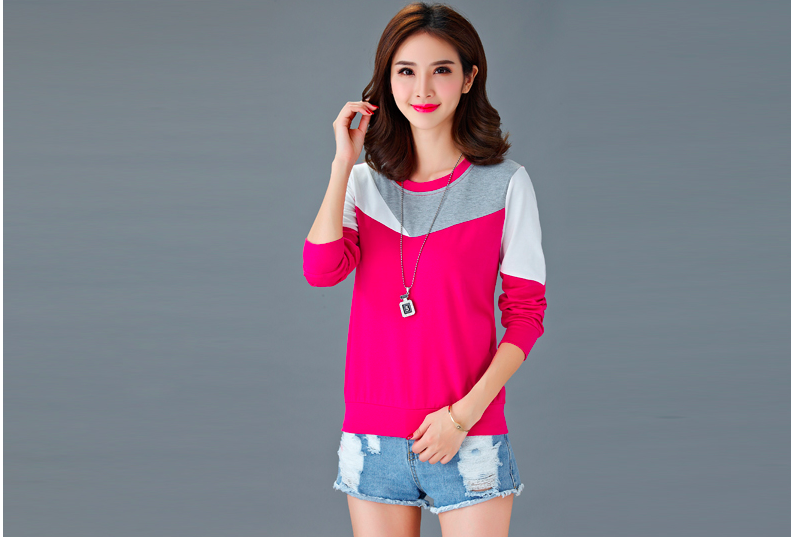 WT7190 Stylish Top Dark Pink