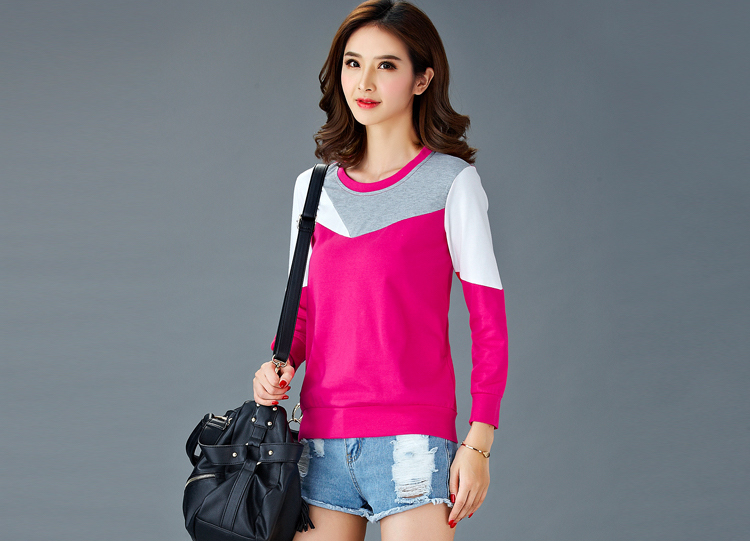 WT7190 Stylish Top Dark Pink