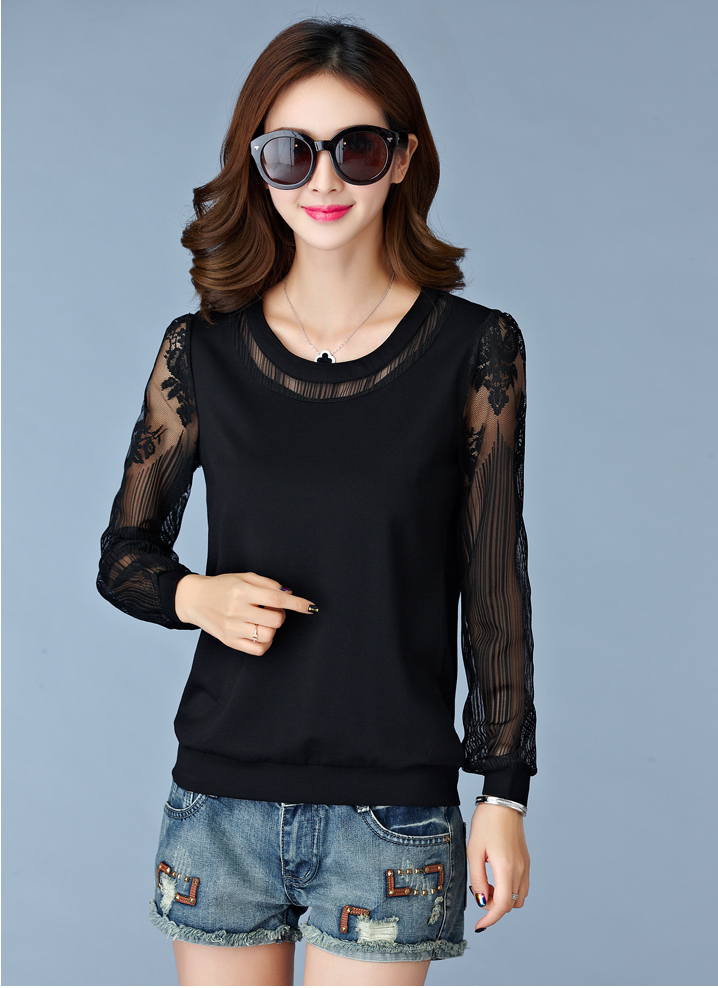 WT7191 Fashion Top Black