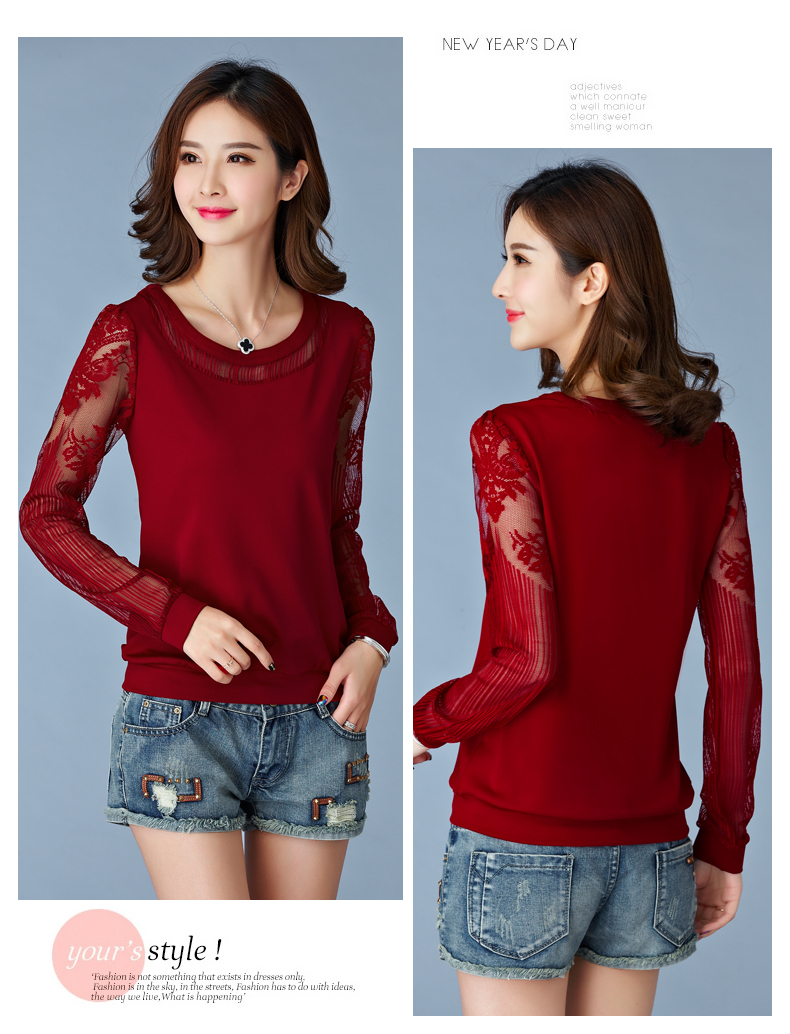 WT7191 Fashion Top Red