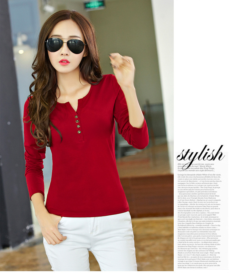 WT7245 Stylish Top Red