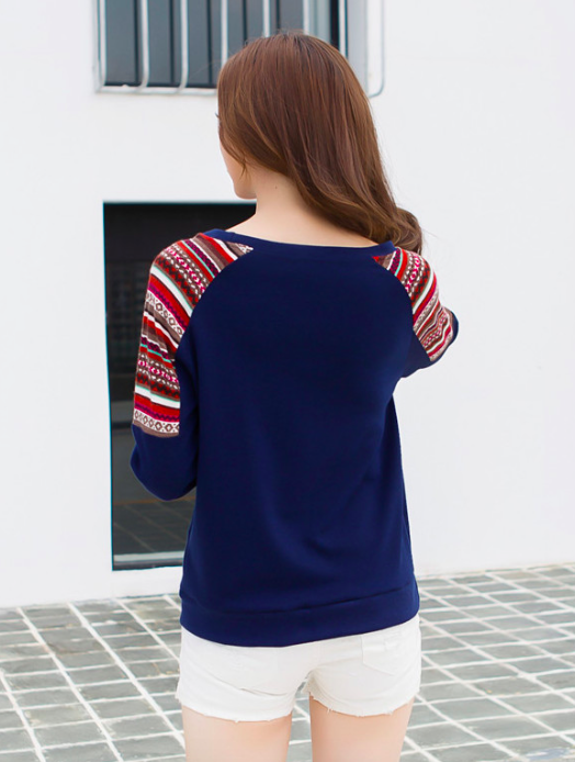 WT7252 Fashion Top Blue