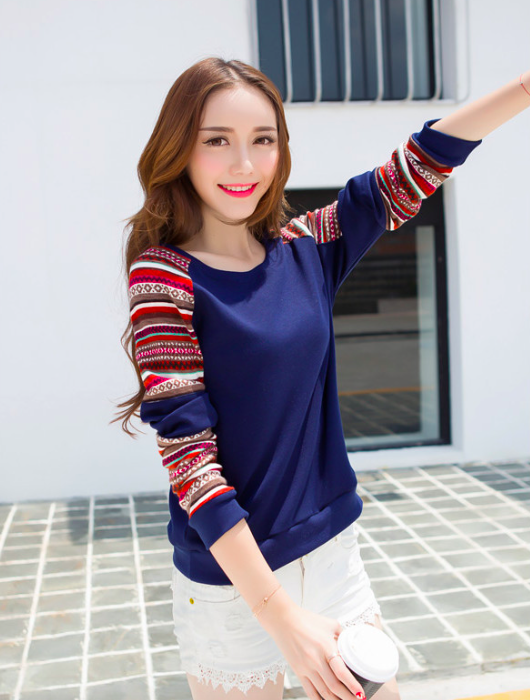 WT7252 Fashion Top Blue