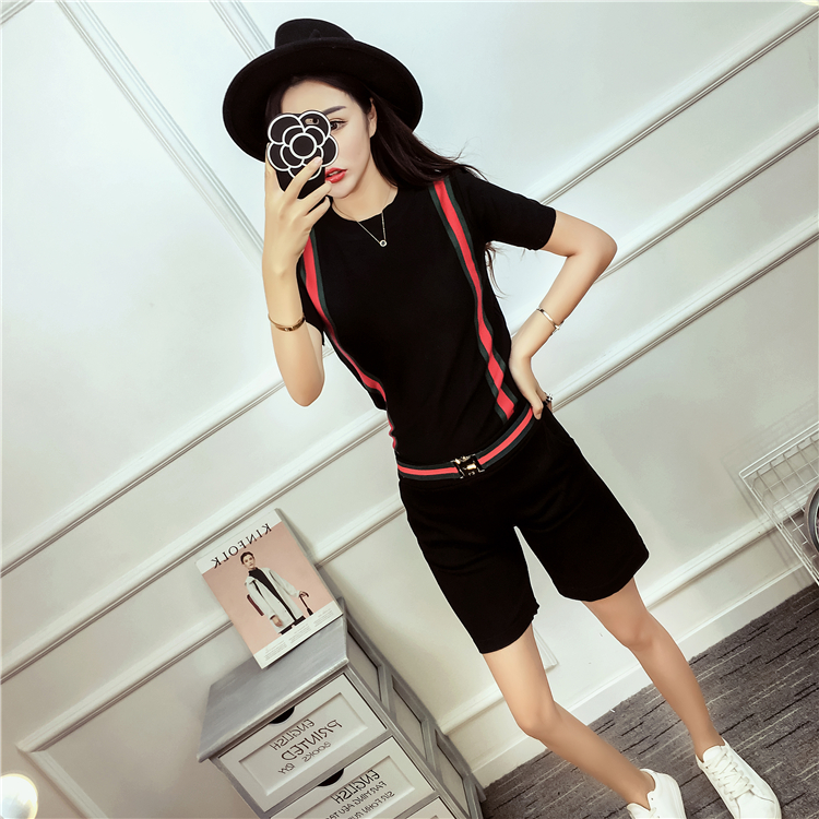 WT7259 Top and Pant Black (1 Set)