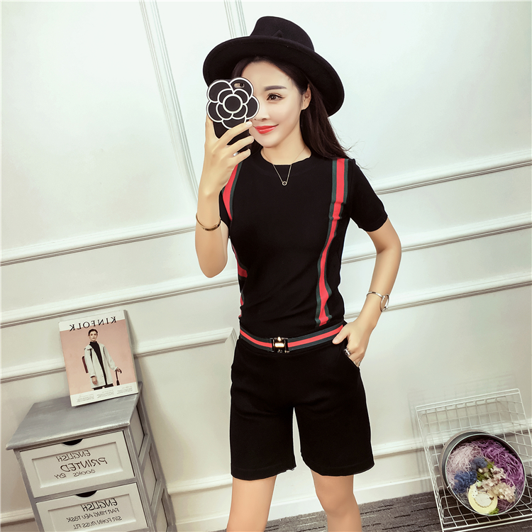 WT7259 Top and Pant Black (1 Set)