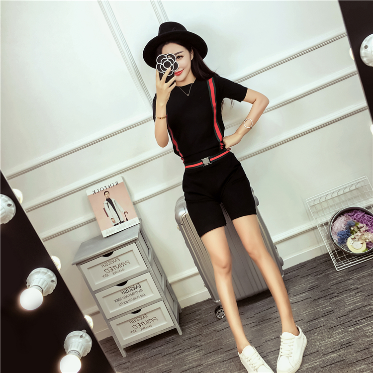 WT7259 Top and Pant Black (1 Set)