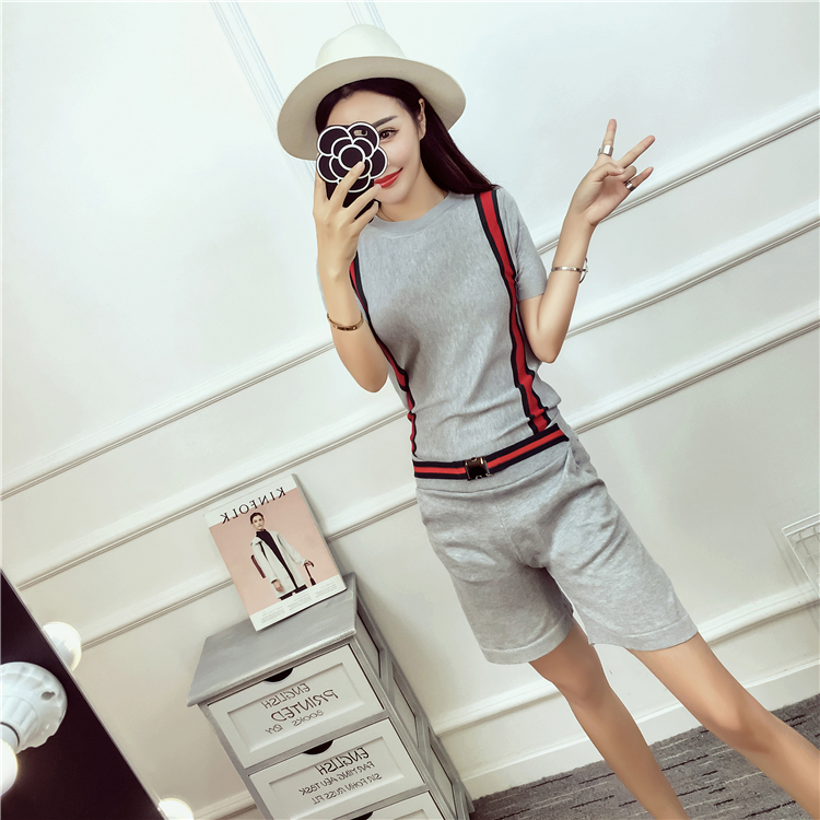 WT7259 Top and Pant Grey (1 Set)