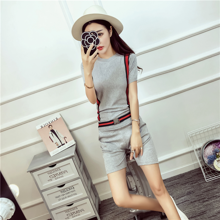 WT7259 Top and Pant Grey (1 Set)