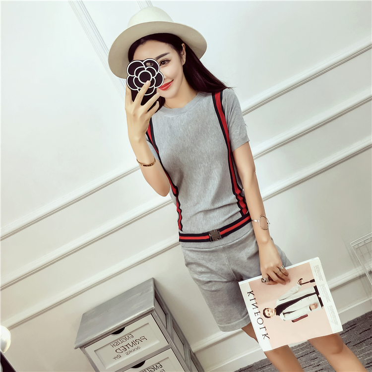 WT7259 Top and Pant Grey (1 Set)