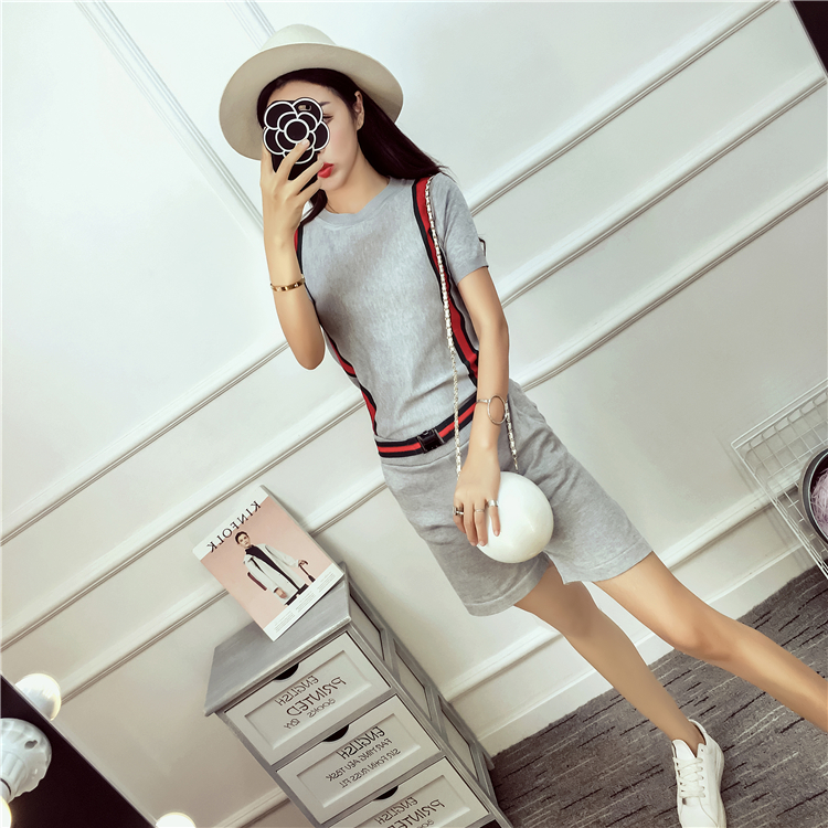 WT7259 Top and Pant Grey (1 Set)