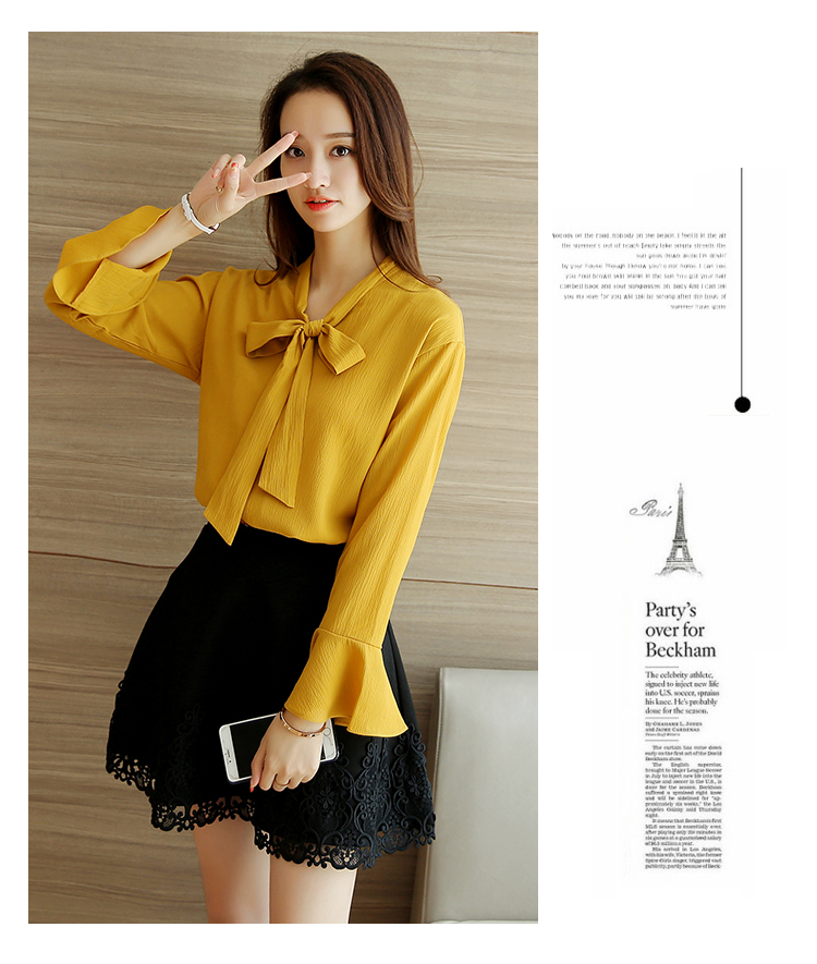 WT7285 Charming Top Yellow