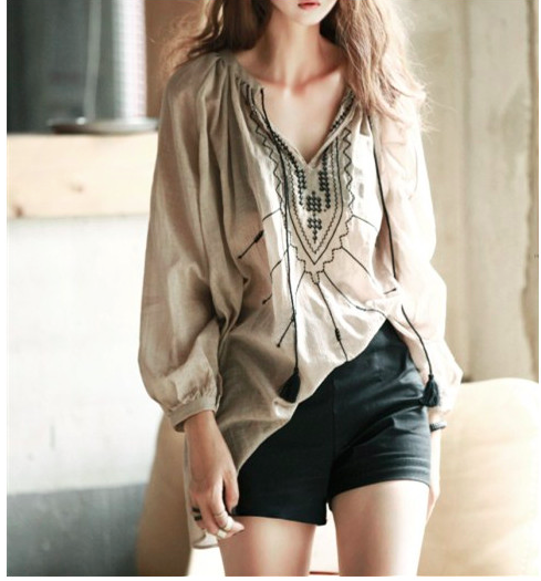 WT7296 Classic Top Brown