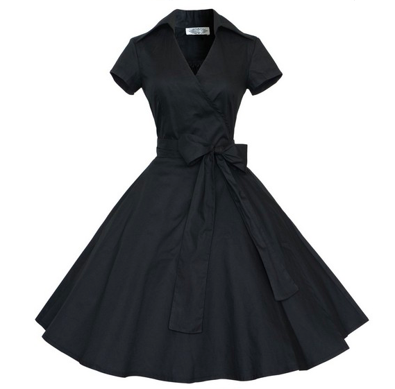 WD7041 Elegant Dress Black 