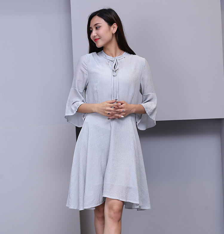 WD7319 Lovely Fashion Dress Grey