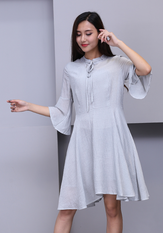 WD7319 Lovely Fashion Dress Grey