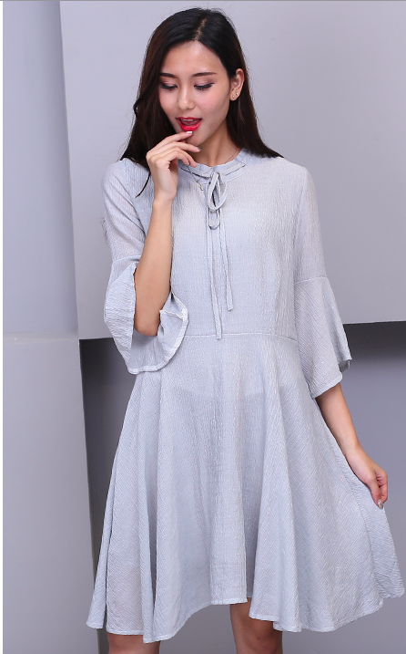 WD7319 Lovely Fashion Dress Grey