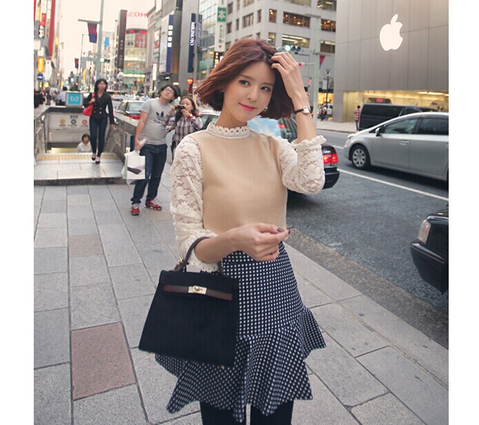 WT7336 Korea Fashion Top As Picture