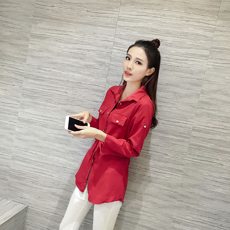 WT7339 Fashion Top Red