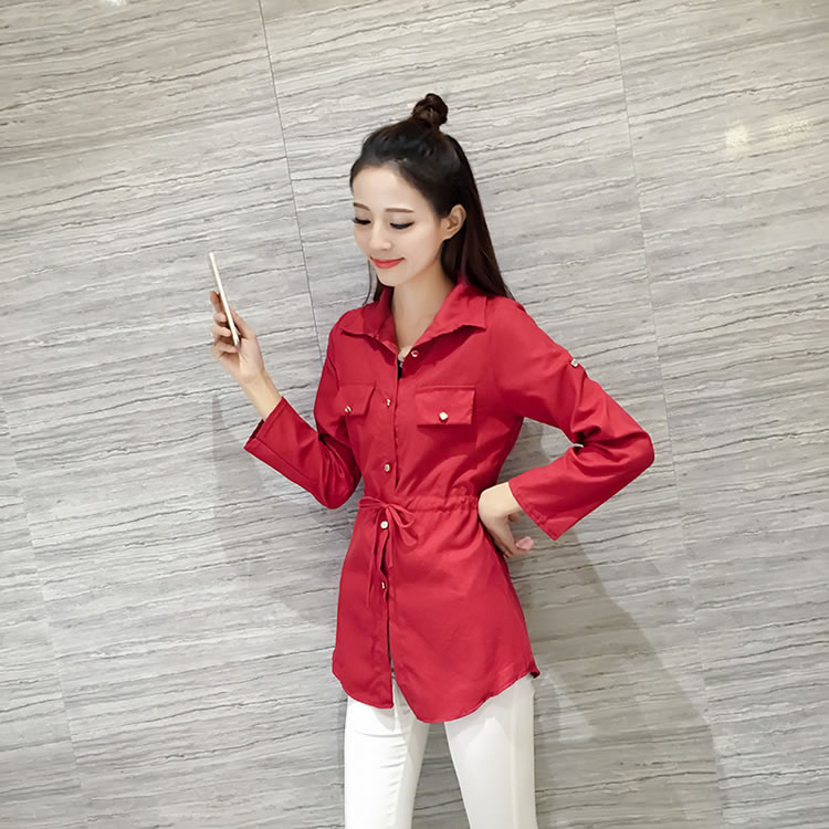 WT7339 Fashion Top Red