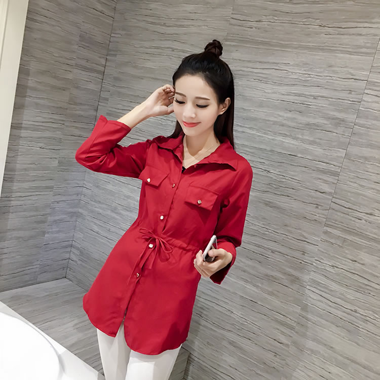 WT7339 Fashion Top Red