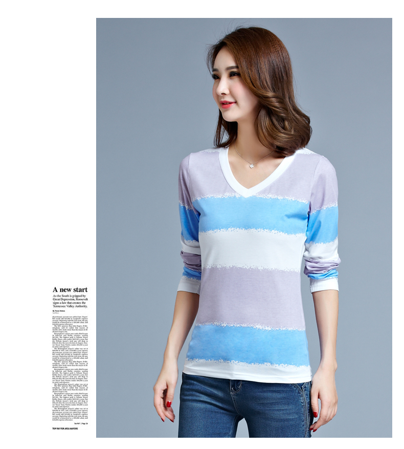 WT7352 Stylish Top Light Blue