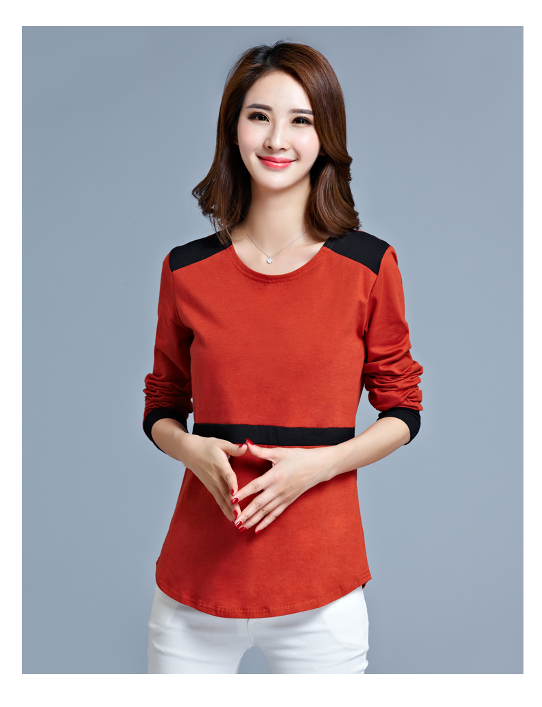 WT7353 Korea Fashion Top Orange