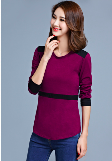 WT7353 Korea Fashion Top Purple