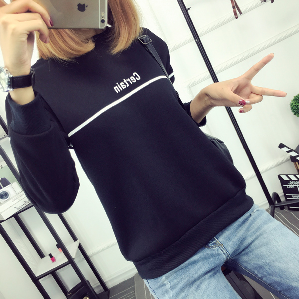 WT7358 Long Sleeves Top Black