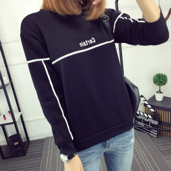 WT7358 Long Sleeves Top Black