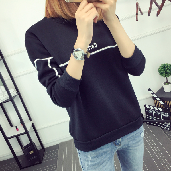 WT7358 Long Sleeves Top Black