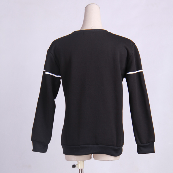 WT7358 Long Sleeves Top Black