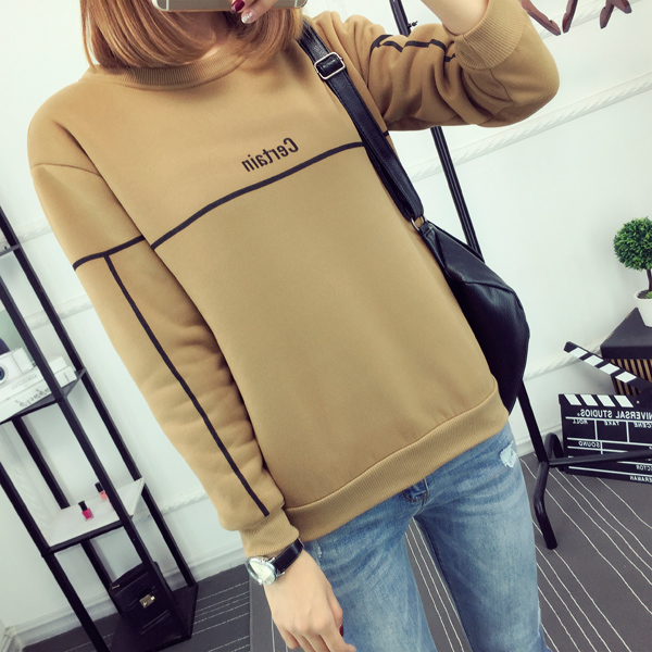 WT7358 Long Sleeves Top Khaki