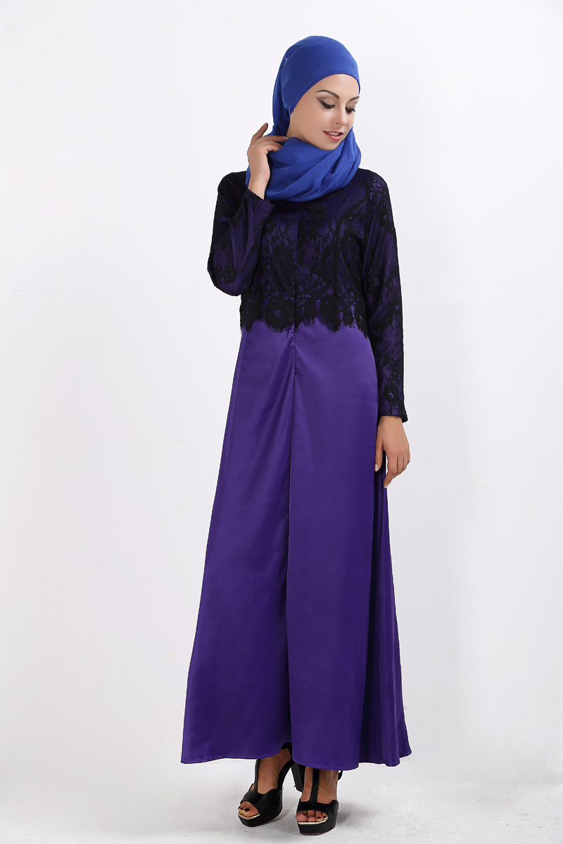 WH7374 Elegant Jubah Purple