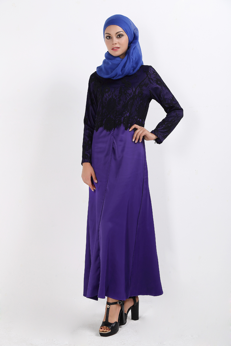 WH7374 Elegant Jubah Purple