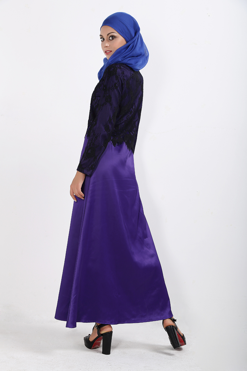 WH7374 Elegant Jubah Purple