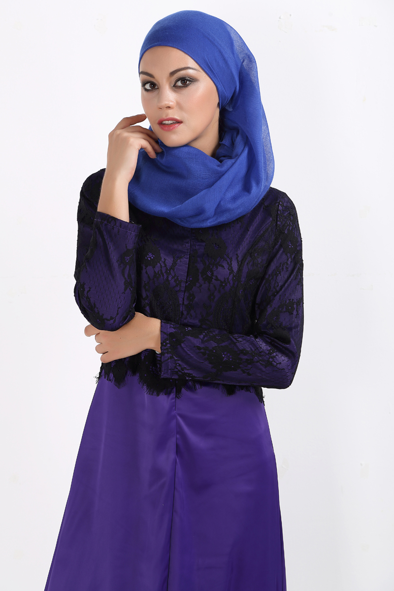 WH7374 Elegant Jubah Purple