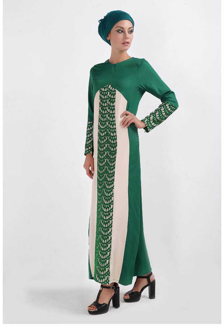 WH7375 Pretty Jubah Green