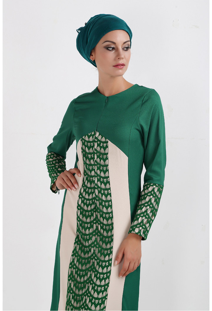 WH7375 Pretty Jubah Green