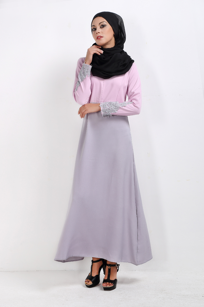 WH7376 Charming Jubah Grey