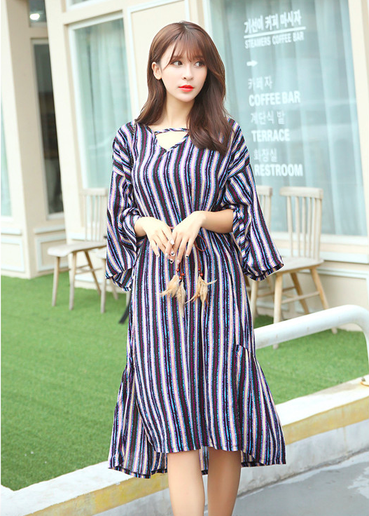 WD7411 Pretty Dress Stripe