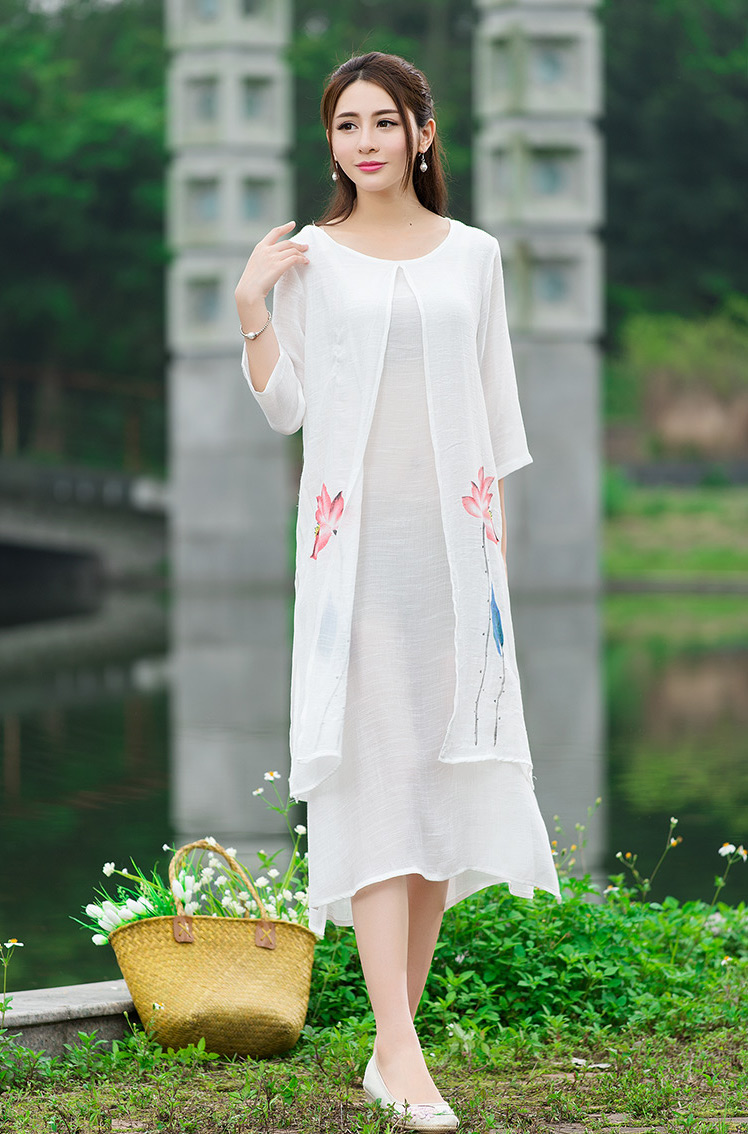 WD7415 Charming Dress White