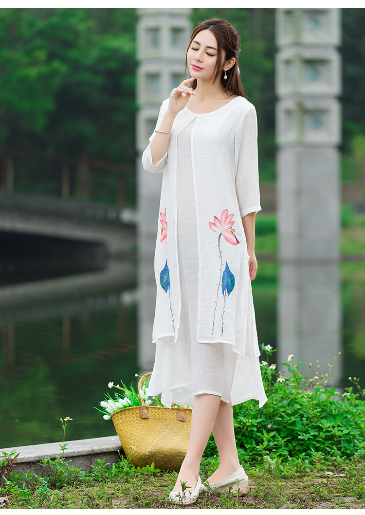 WD7415 Charming Dress White