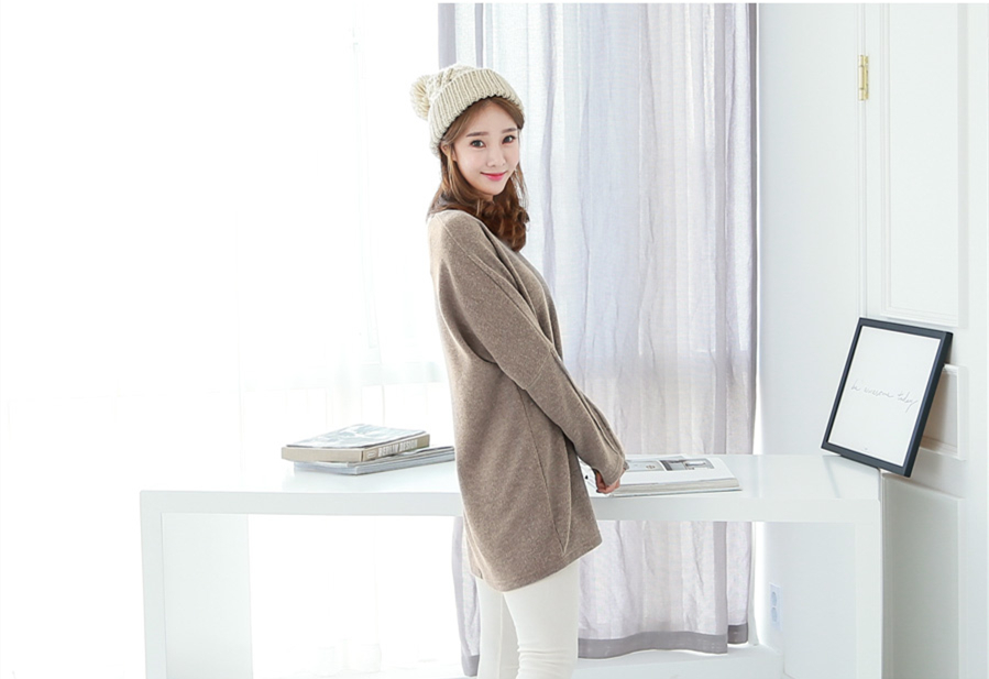 WT7465 Korea Fashion Top Khaki