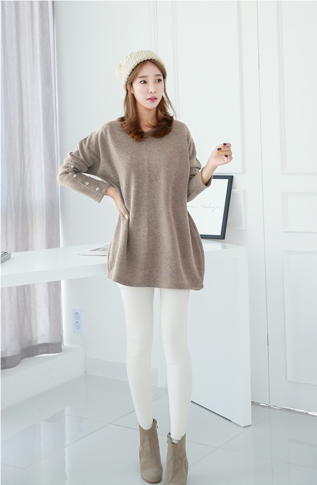 WT7465 Korea Fashion Top Khaki