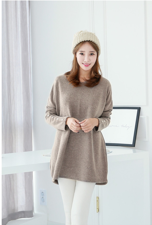 WT7465 Korea Fashion Top Khaki