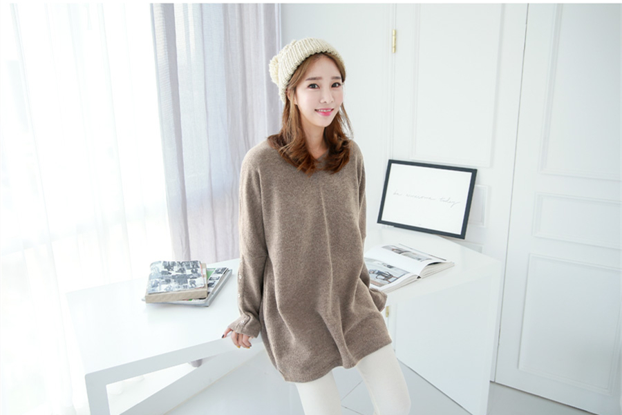 WT7465 Korea Fashion Top Khaki