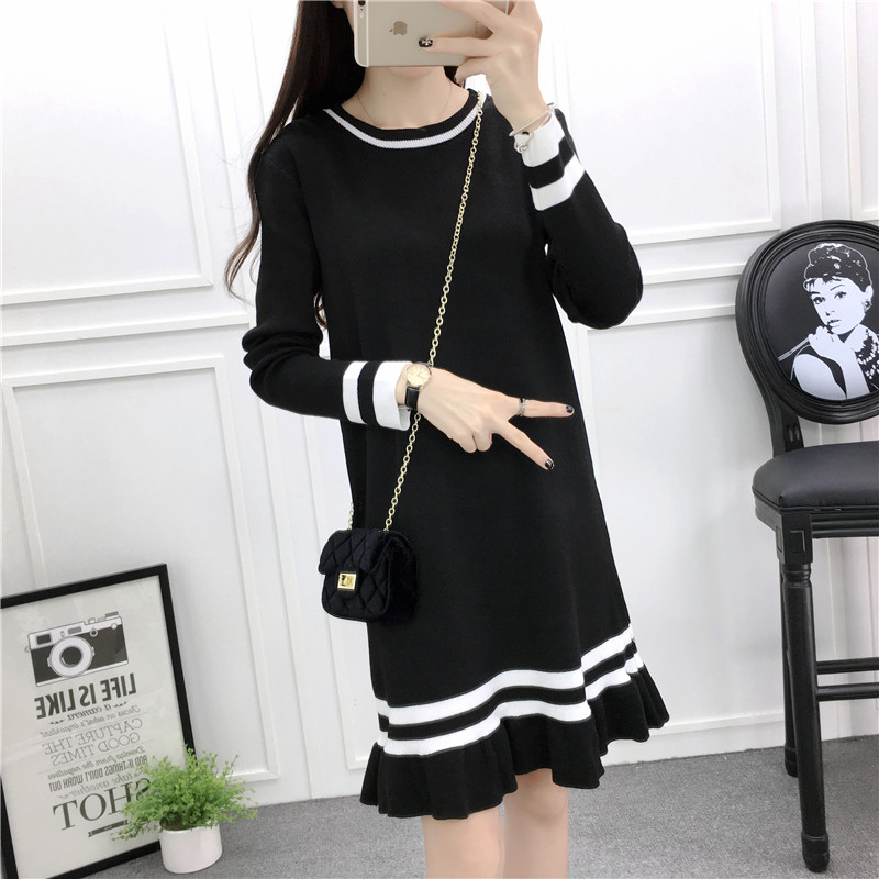 WD3761 Korea Fashion Dress Black